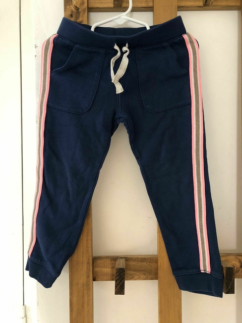 Jogging azul con rayas al costado. CARTERS. 4 años.