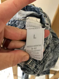 9/12M | Jean con estampado azul. CHEEKY. 9/12 meses. - comprar online
