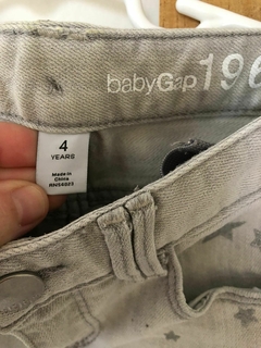 4A | Jean gris con estrellas, GAP. 4 años. - comprar online