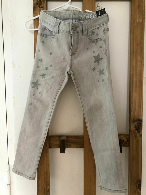 4A | Jean gris con estrellas, GAP. 4 años.