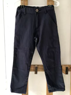 Pantalón azul finito. MIMO. 4 años. - comprar online