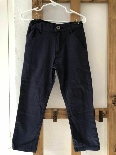 Pantalón azul finito. MIMO. 4 años.