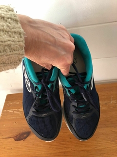 Zapatillas azules y turquesas. Olimpycus. Talle 37. Ver etiqueta. - comprar online