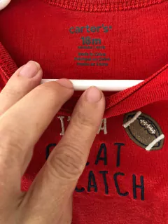 Body MC rojo. CARTERS. 18 meses. - comprar online