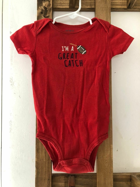 Body MC rojo. CARTERS. 18 meses.