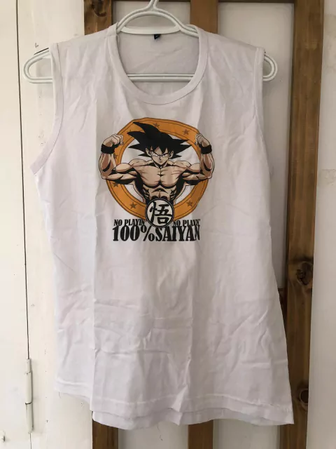 16A | ALE- Musculosa blanca Dragon Ball. Talle 16.