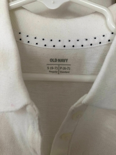 6/7A | Remera chomba blanca. OLD NAVY. 6/7 años. Sin uso. - comprar online