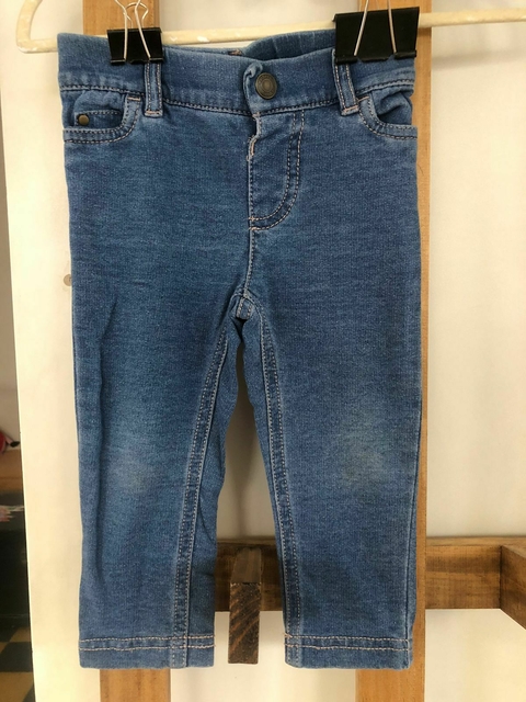 Calza de denim. CARTERS. 12 meses.