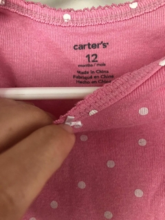 Body rosa ML con lunares blancos. CARTERS. 12 MESES. - comprar online