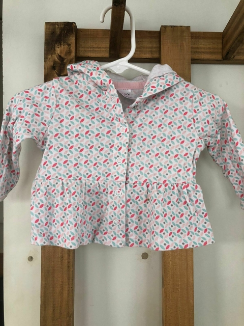 3M | Saquito de algodón con capucha. CARTERS. 3 meses.