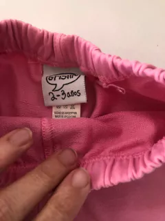 2/3A | Short rosa de algodón con elástico. GRISINO. 2/3 años. - comprar online