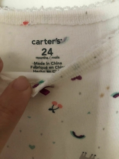 Body blanco con dibujos MC. CARTERS. 24 meses. - comprar online