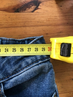 12A | Jean azul con bordados. Crew Cuts. Talle 12 años. Con elástico regulable en cintura. 29 cm de cintura. - tienda online