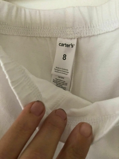 8A | Calza blanca. CARTERS. 8 años. - comprar online