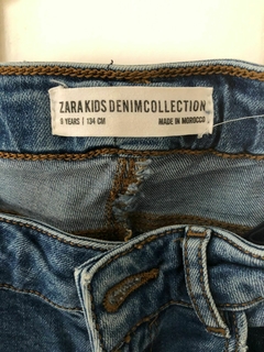 9A | Jean azul con franja a los costados. ZARA. 9 años. en internet