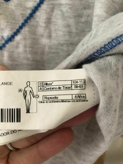 Outlet- Remera ML gris con corazón. RAPSODIA. Talle 4 años. en internet