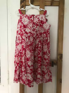 7A | Vestido rojo con flores. AHSLEY ANN. 7 años. - comprar online