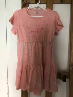 Vestido rosa MC de algodón. ADVANCED. Talle 6 años. - comprar online