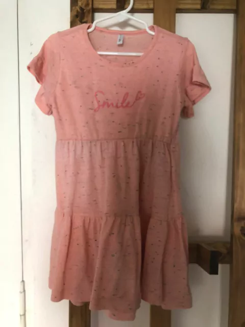 Vestido rosa MC de algodón. ADVANCED. Talle 6 años.