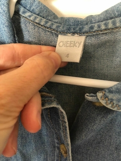 Outlet- Camisa de jean. CHEEKY. Talle 4 años. Manchita. - comprar online