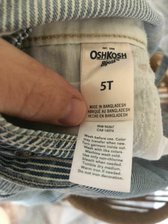 5A | Jumper a rayas azul y blanco. OSHKOSH. 5 años. - Lo Canto • Moda Circular