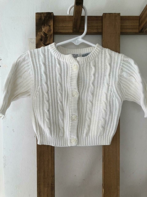 0/3M | Saco blanco. Little Teddy. 0 a 3 meses.