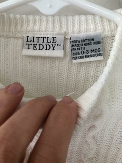 0/3M | Saco blanco. Little Teddy. 0 a 3 meses. - comprar online