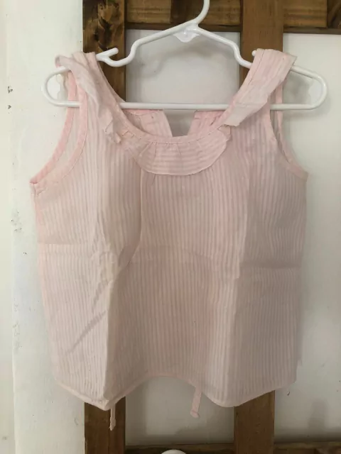 2A | Blusa con rayas rosa y blanca. Talle 2 años.