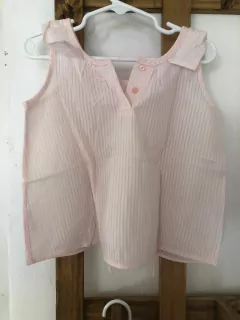 2A | Blusa con rayas rosa y blanca. Talle 2 años. - comprar online