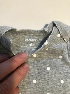 RN | Body gris con lunares MC. CARTERS. Recién Nacido. - comprar online
