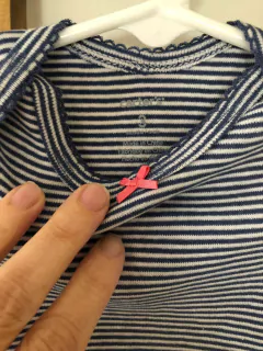 NUEVO 3M | Body a rayas azules y blancas MC. CARTERS. 3 meses. - comprar online