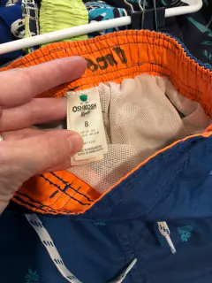 8A | Traje de baño azul con ananás. OSHKOSH. Talle 8 años. - comprar online