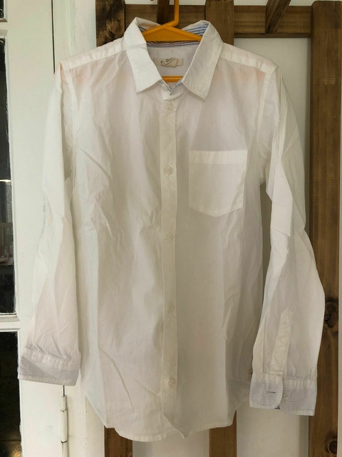 12A | Camisa blanca ML. La camisa es finita. CHEEKY. 12 años.