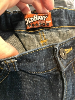 Jean azul recto con elástico regulable. OLD NAVY. 14 años. - comprar online