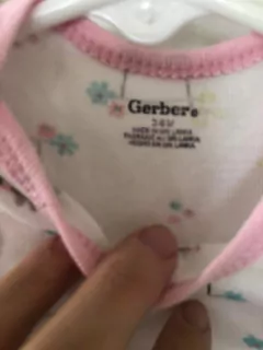 3M | Body MC blanco y rosa con ositos. GERBER. 3 meses. - comprar online