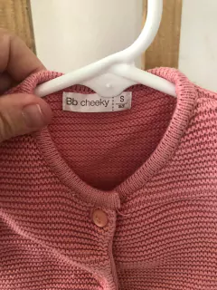3M | Saco de hilo rosa viejo. CHEEKY. Talle S. 3 meses. - comprar online