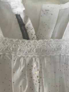 3M | Blusa blanca con estrellitas doradas. Mini MIMO. Talle S. 3 meses. - comprar online