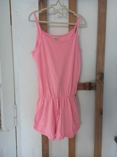 14A | Mono rosa de algodón. ELV. Talle 14. 26 cm de cintura sin estirar. - Lo Canto • Moda Circular