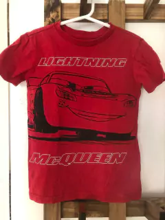 6A | Remera roja MC Rayo Mc Queen. DISNEY. Talle 6 años- - comprar online