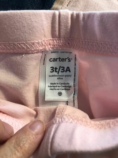 3A | Calza de algodón rosa. CARTERS. 3 años. en internet
