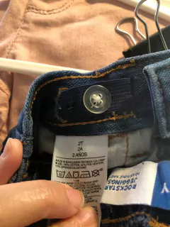 2A | Jean azul con spandex y elástico en la cintura. OLD NAVY. 2 años. en internet