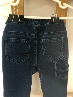 Jean azul con elástico en cintura y en puños. POLO. 24 meses. - Lo Canto • Moda Circular