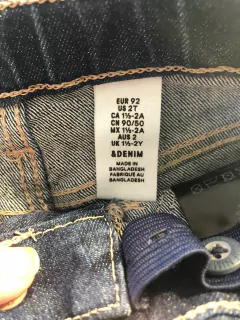 2A | Short de jean azul con elástico en la cintura. HYM. 2 años. en internet