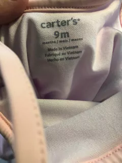 9M | Traje de baño rosa, celeste, lila con volados. CARTERS. 9 meses. - comprar online