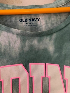 Remera MC verde batik. OLD NAVY. 14 años. - comprar online