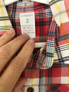 2A | Camisa MC a cuadros roja. CHEEKY. 2 años. - comprar online