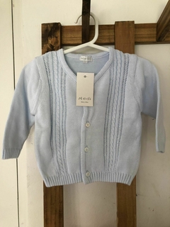 NUEVO- Saco prendido celeste. NEDI. 9 meses. - comprar online