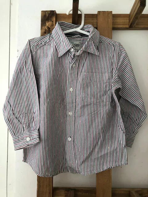 3A | Outlet- Camisa ML a rayas. PLACE. 3 años.