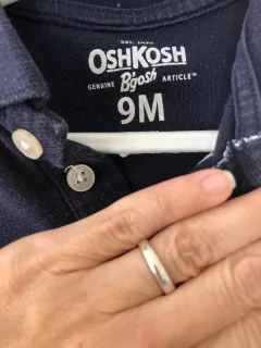 Outlet- Body chomba azul. OSHKOSH. 9 meses. - comprar online