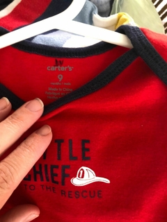 9M | Body rojo MC "Little Chief". CARTERS. 9 meses. - comprar online